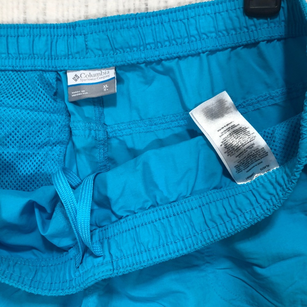 Columbia Sportswear Shorts Elastic Waist Activewear Casual Blue Women's Size XL - Picture 6 of 6